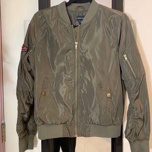 Army Green Bomber Jacket